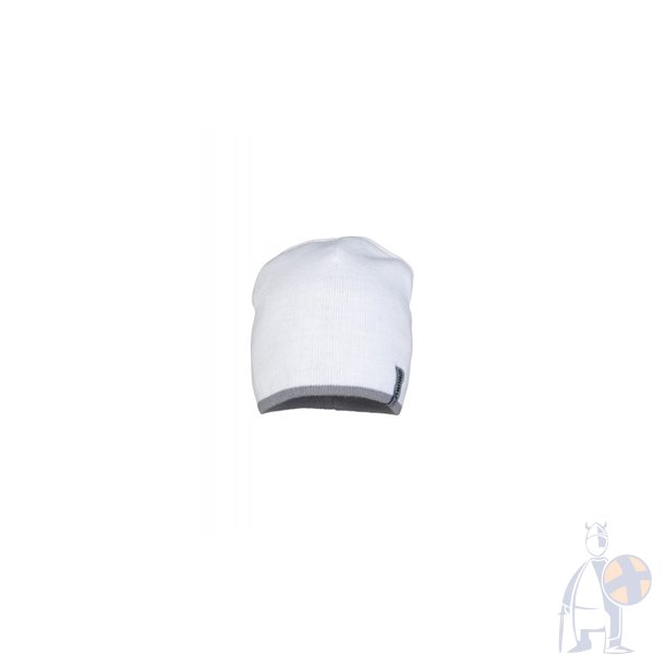6024 Strikhue 2 farvet - Hvid/ zink